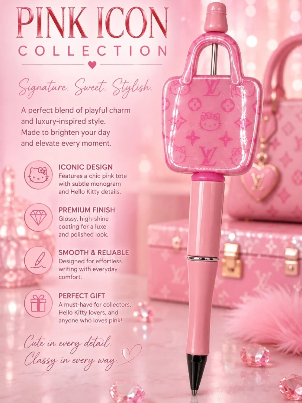 Pink Purse Perfectio Pen